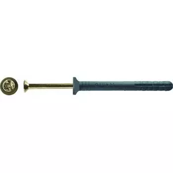 Дюбель с шурупом omax 8х60 потайной борт 500 шт 2530080602