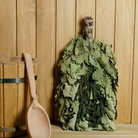 Дубовый веник для бани СИМАЛЕНД