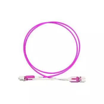 Дуплексный оптический патч-корд для панелей высокой плотности LANMASTER LAN-2LC-2LC/OM4H-5.0