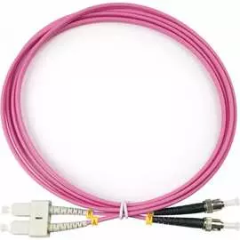 Дуплексный оптический патч-корд TopLan DPC-TOP-OM4-SC/P-ST/P-120