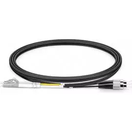 Дуплексный оптический патч-корд TopLan DPC-TOP-OM2-FC/P-LC/P-1.5-BK