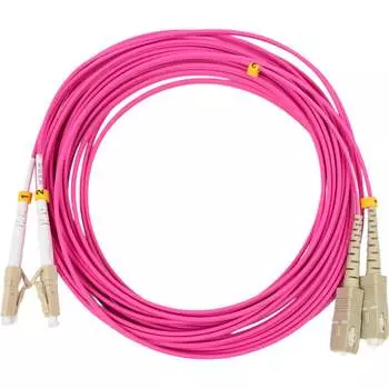 Дуплексный оптический патч-корд TopLan DPC-TOP-OM4-LC/P-SC/P-7.0