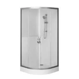 Душевая кабина am.pm gem 90x90, профиль матовый хром, стекло прозрачное w90c-333-090wta