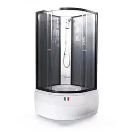 Душевая кабина maroni arezzo wlrf-024т 90х90х200 глубокий поддон, стекло тонированное-3 кор. ssk 458237