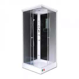 Душевая кабина maroni ferrara bls-010t 90x90x215 стекло тонированное-4 кор. ssk 458131