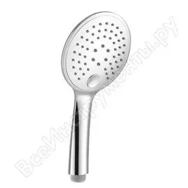 Душевая лейка smartsant вива три функциональная с кнопкой d120 мм, хром v3601c