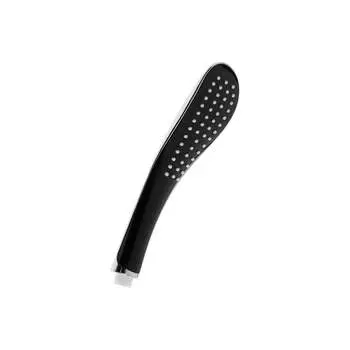 Душевая лейка Zein пластик, 1 режим, черный/хром 7182288