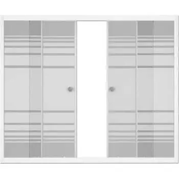 Душевая ширма-купе на ванну МетаКам ШСS_009318 4607062697009