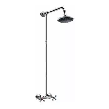 Душевая стойка для ванны и душ кабины со смесителем и тропическим душем OUTE
