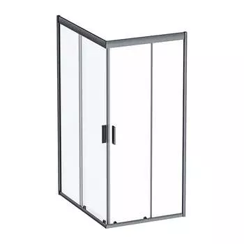 Душевое ограждение AM.PM Gem Twin Slide 120x90 W90G-404-120290-BT