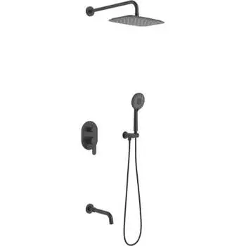 Душевой комплект Berges VENTAS 3O BLACK 73010