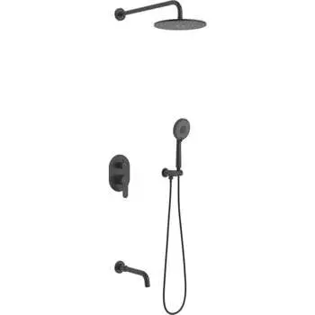 Душевой комплект Berges VENTAS 3R BLACK 73008