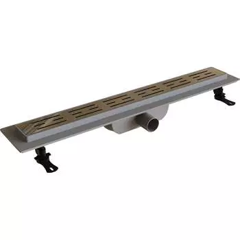 Душевой лоток RGW Drain Leo-10-80 прямой 800, хром, 40 мм, на ножках 60211080-01