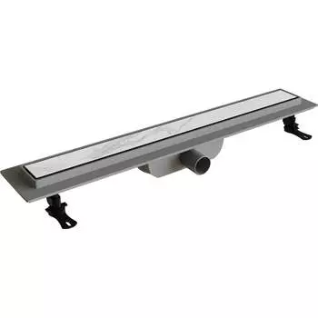 Душевой лоток RGW Drain Leo-11-80 прямой 800 хром 40 мм на ножках, с переходником 40/50 60211180-01