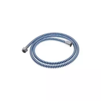 Душевой шланг Zein 150 см, с пластиковой конусообразной гайкой, ПВХ, синий 5482392