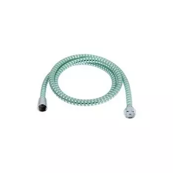 Душевой шланг Zein 150 см, с пластиковой конусообразной гайкой, ПВХ, зеленый 5482393