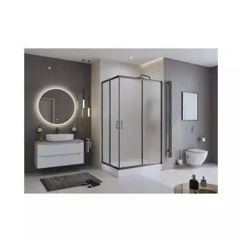 Душевой уголок BelBagno UNO-195-AH-2-120/90-P-NERO