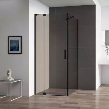 Душевой уголок Cezares SLIDER-AH-1-90-100/110-BR-NERO