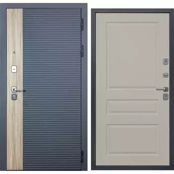 Дверь DIVA 76 2050x860 Правая Дуб Серая - Д13 Софт Шампань УТ-00083224