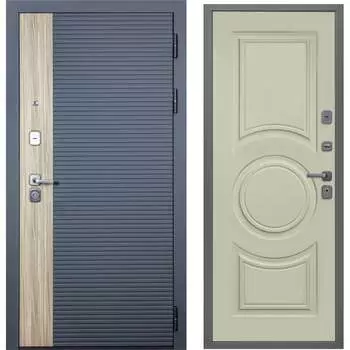 Дверь DIVA 76 2050x860 Правая Дуб Серая - Д8 Софт Шампань УТ-00083158