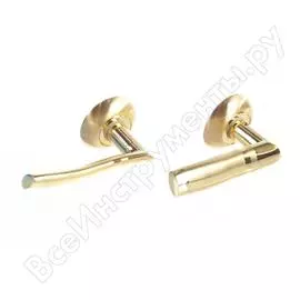 Дверная ручка (латунь матовая/латунь блестящая) puerto al 507-08 sb/pb