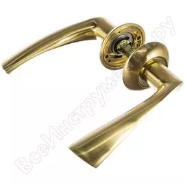 Дверная ручка (латунь матовая) puerto al 506-08 sb