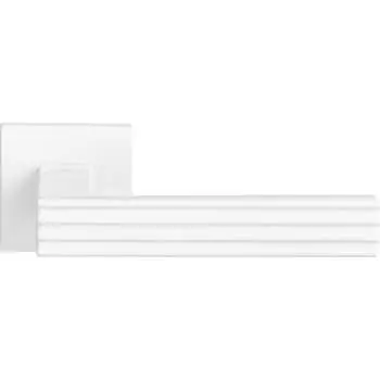 Дверная ручка MORELLI MH-52-S6 W "Maglev" на квадратной розетке 6 мм, белая 9013184