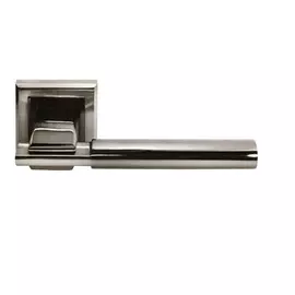 Дверная ручка morelli "упоение", цвет-бел. никель/черн. никель diy mh-13 sn/bn-s 9010796