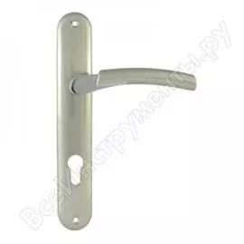 Дверная ручка на планке нора-м 99-85 мм мат.хром 9408