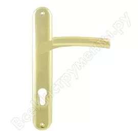 Дверная ручка на планке нора-м 99-85 мм зол. 12109