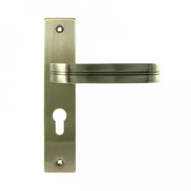 Дверная ручка на планке нора-м new 106-55 мм ст.бронза 16899