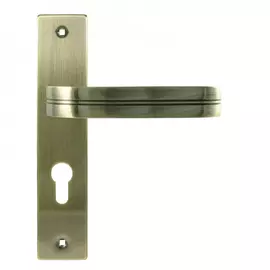 Дверная ручка на планке нора-м new 106-62 мм ст.бронза 17005