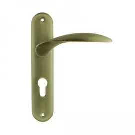 Дверная ручка на планке нора-м new 94-55 мм ст.бронза 16891