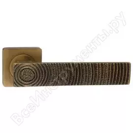 Дверная ручка renz madera - вековое дерево, кофе, 2 шт. indh 651-02 cf