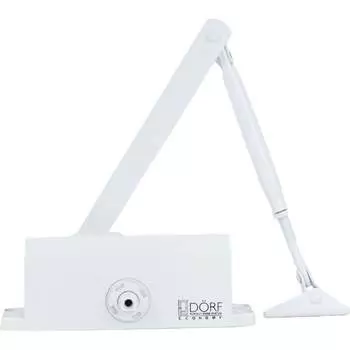 Дверной доводчик DORF economy l-8223 L8223_white_eco