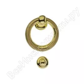 Дверной молоточек мсм g5 pb/sb полированная латунь/матовая латунь 00000000451