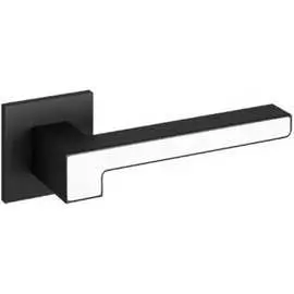 Дверные ручки Code Deco Slim H-30120-A-BLM/W 31635