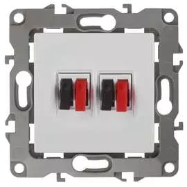 Двойная розетка аудио ЭРА 12-3112-01 Б0027461