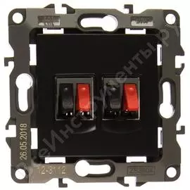 Двойная розетка аудио ЭРА 12-3112-05 Б0027465