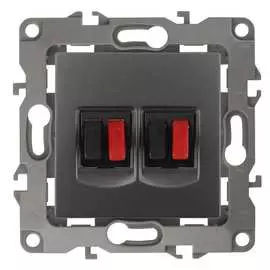 Двойная розетка аудио ЭРА 12-3112-12 Б0027467