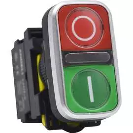 Двойная кнопка ANDELI LA115-A5-11RD1 ADL10-204