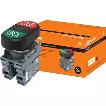 Двойная кнопка TDM ELECTRIC mpd4-11в SQ0747-0045