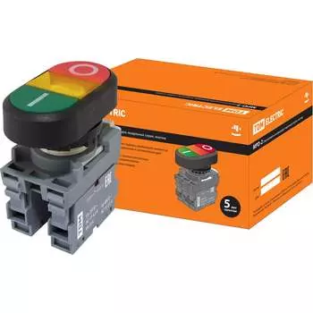 Двойная кнопка TDM ELECTRIC SQ0747-0048