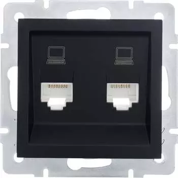 Двойная компьютерная розетка Lezard VESNA 742-4288-141