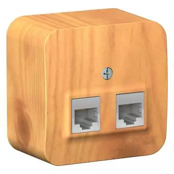 Двойная компьютерная розетка Systeme Electric Blanca BLNIA045455