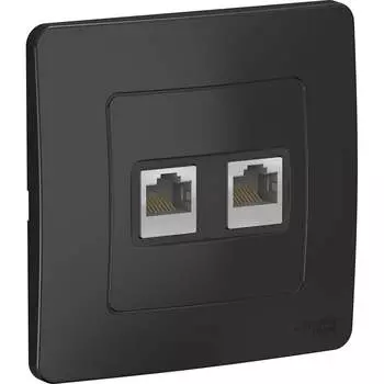 Двойная компьютерная розетка Systeme Electric Blanca BLNIS045456