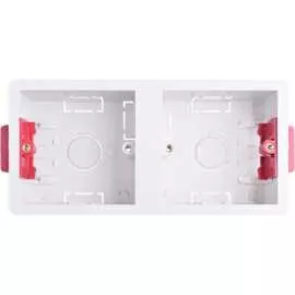 Двойная квадратная монтажная коробка для гипсокартона LIVOLO