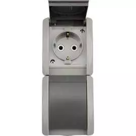 Двойная накладная розетка KRANZ KR-78-0615