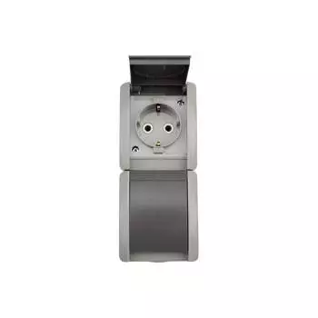 Двойная накладная розетка KRANZ KR-78-0616