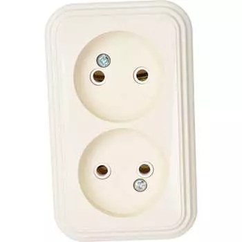 Двойная наружная розетка Юпитер